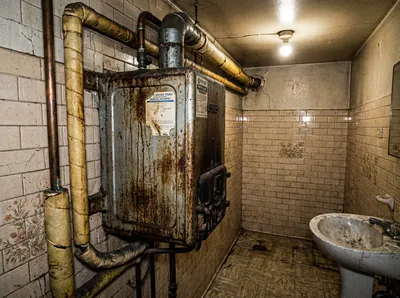 Alte Therme vor dem Thermentausch Wien